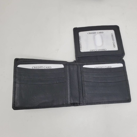 NFL Pewter Logo Leather Bi-fold Wallet - Dallas Cowboys - Picture 2 of 3